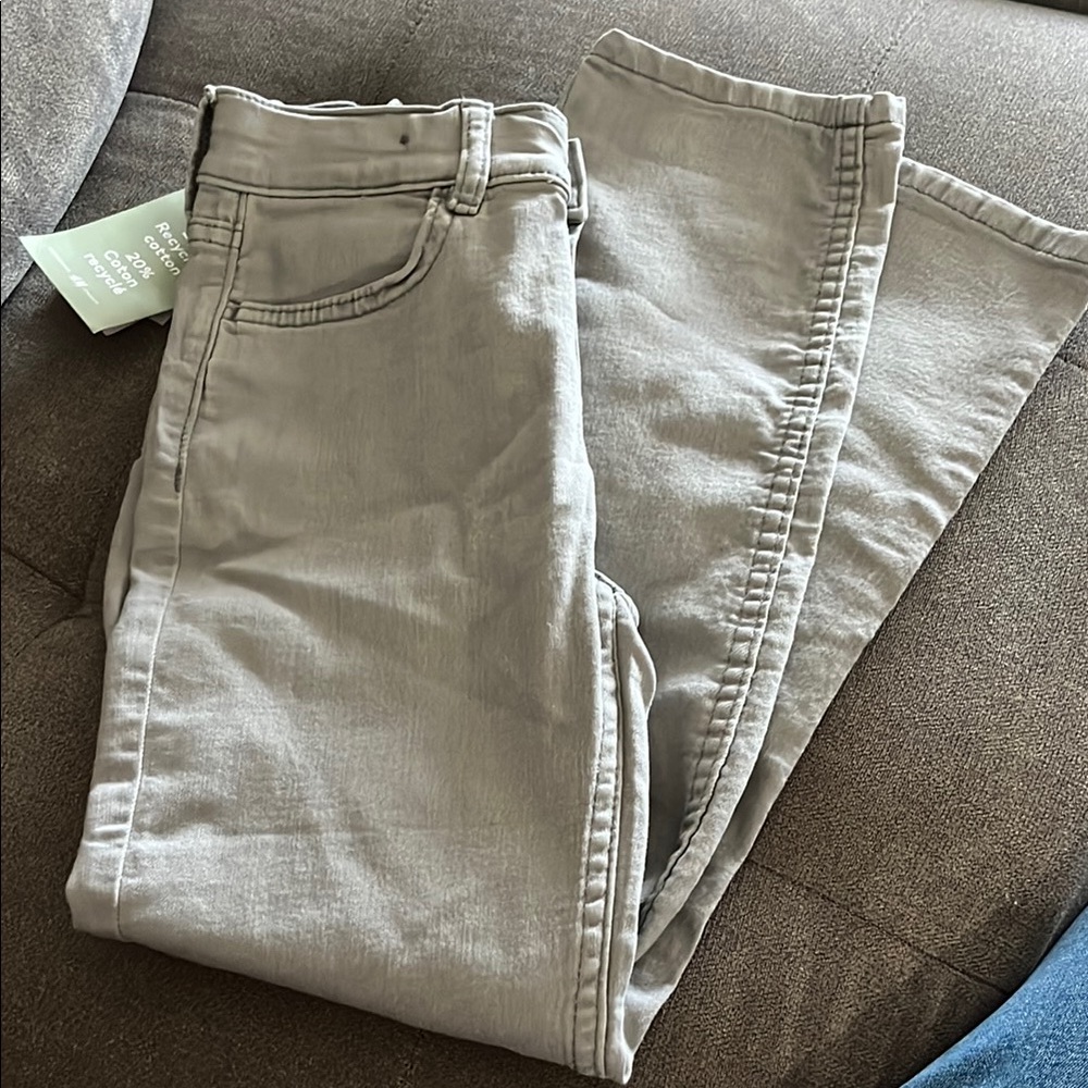 NWT H&M boys gray slim fit jeans adjustable waist